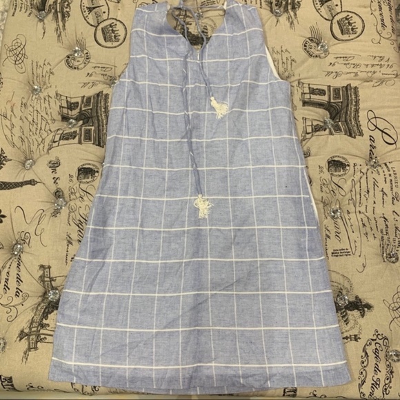 Julia Jordan Windowpane Print A-Line Dress - Picture 2 of 6